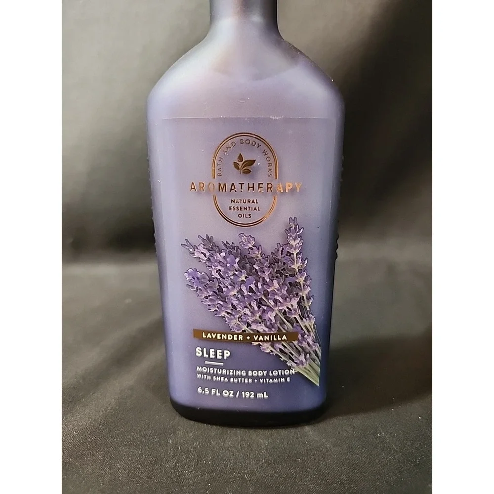 Bath And Body Works Aromatherapy Sleep Lavender Vanilla Body Lotion 6.5‎ oz New